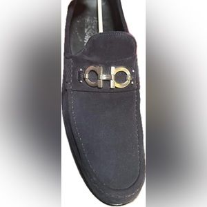Ferragamo Luxury Men’s Loafers - Size 13 (Black)